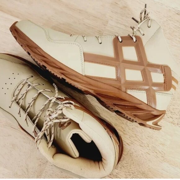 Joomra Men’s Neutral Sneakers – Light Brown & Tan, US 11 - Picture 3 of 7